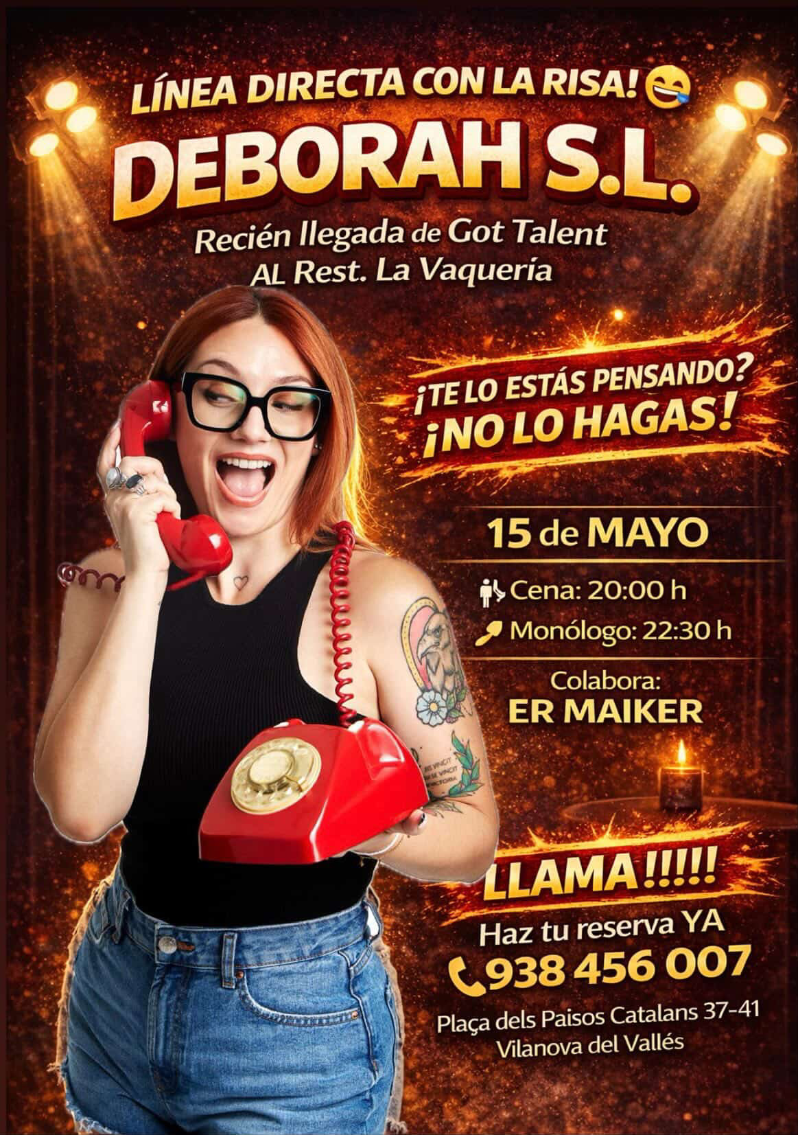 Monólogo Deborah SL 15 Mayo