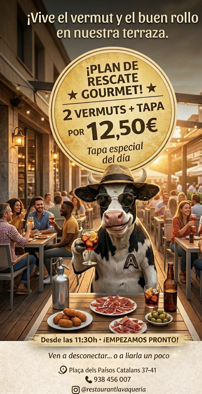 Plan de Rescate Gourmet - Vermut en terraza La Vaquería