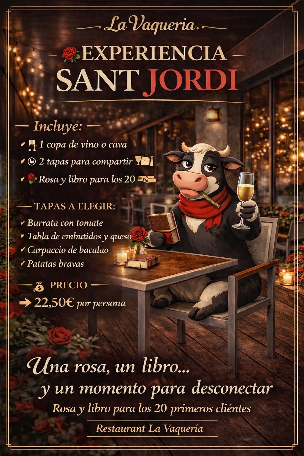 Experiencia Sant Jordi La Vaquería